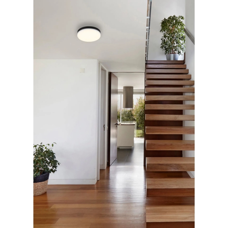 Globo - LED Laevalgusti LED/12W/230V 4000K d. 22 cm must