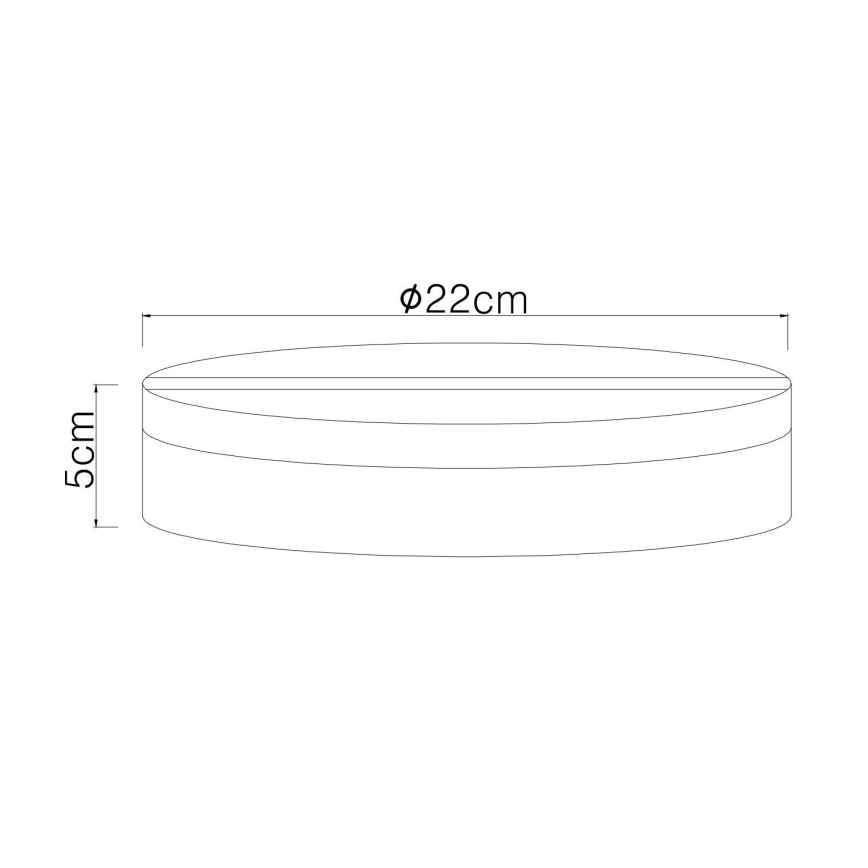 Globo - LED Laevalgusti LED/12W/230V 4000K d. 22 cm valge