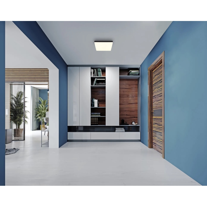 Globo - LED Laevalgusti LED/18W/230V 4000K 30x30 cm must