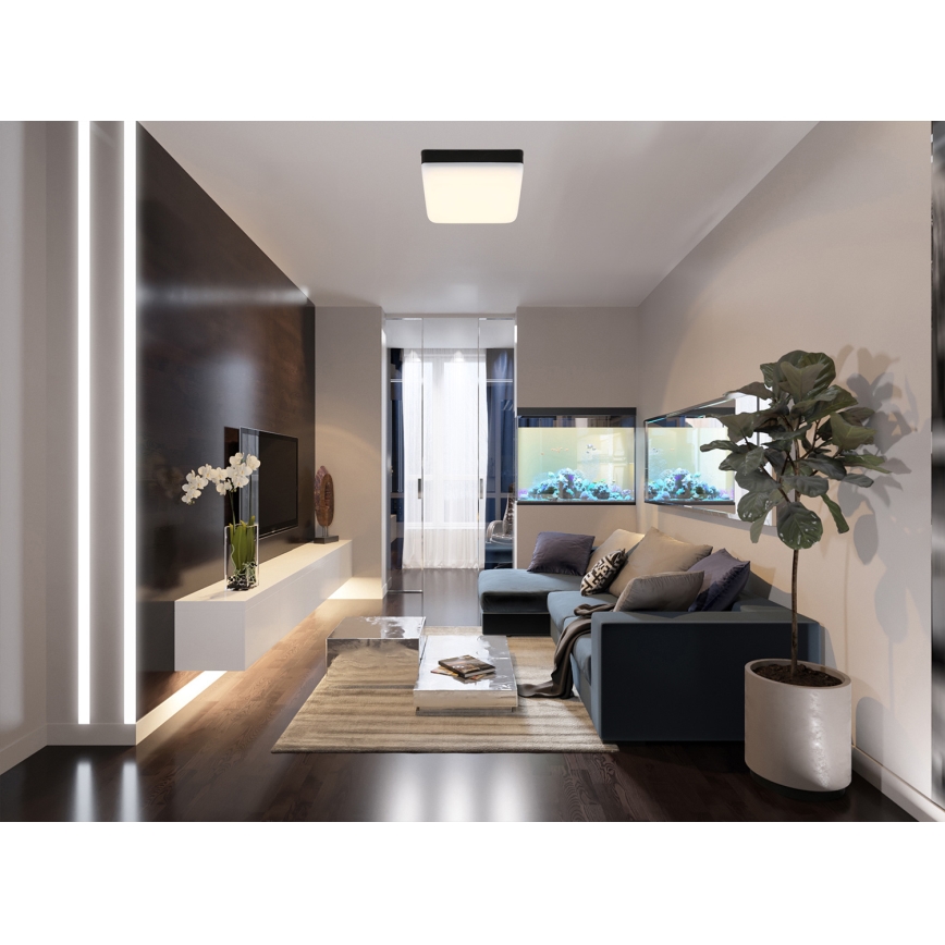Globo - LED Laevalgusti LED/8W/230V 4000K 12x12 cm must