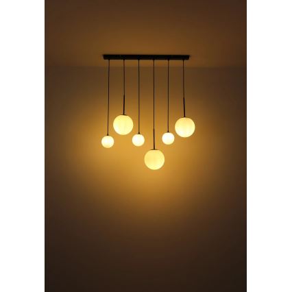 Globo - Lühter 3xE27/9W/230V + 3xG9/5W