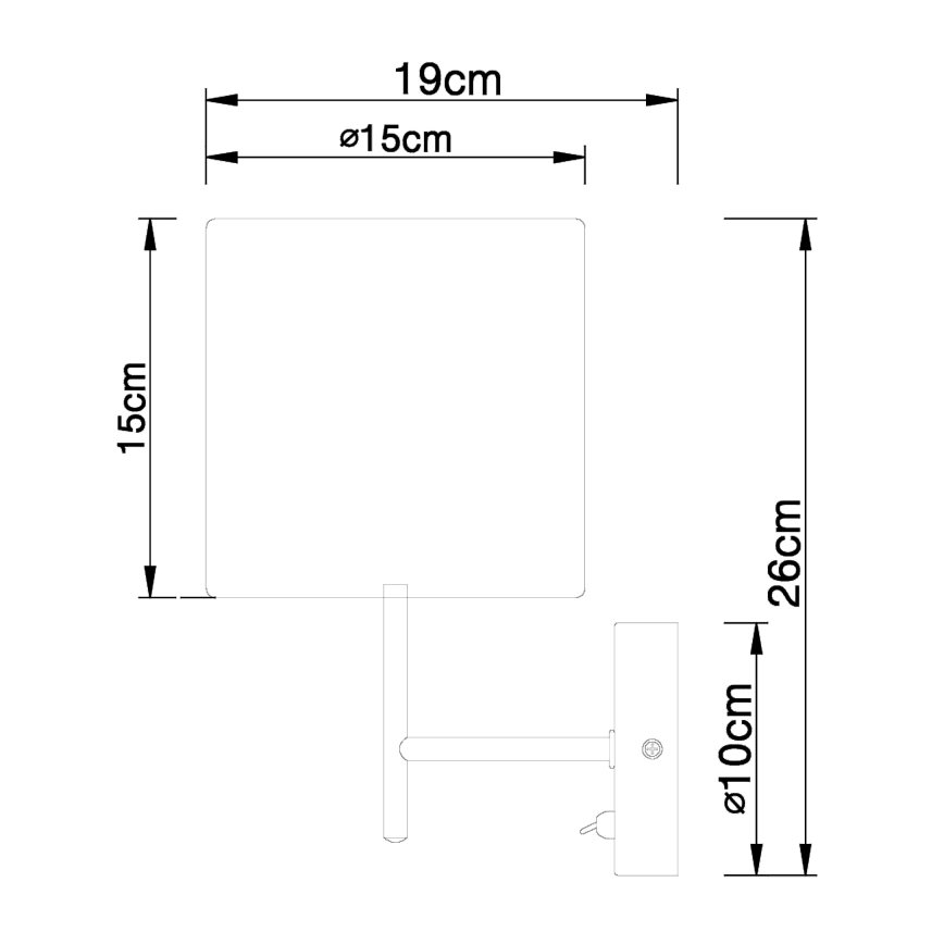 Globo - Seinavalgusti 1xE14/40W/230V