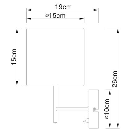 Globo - Seinavalgusti 1xE14/40W/230V