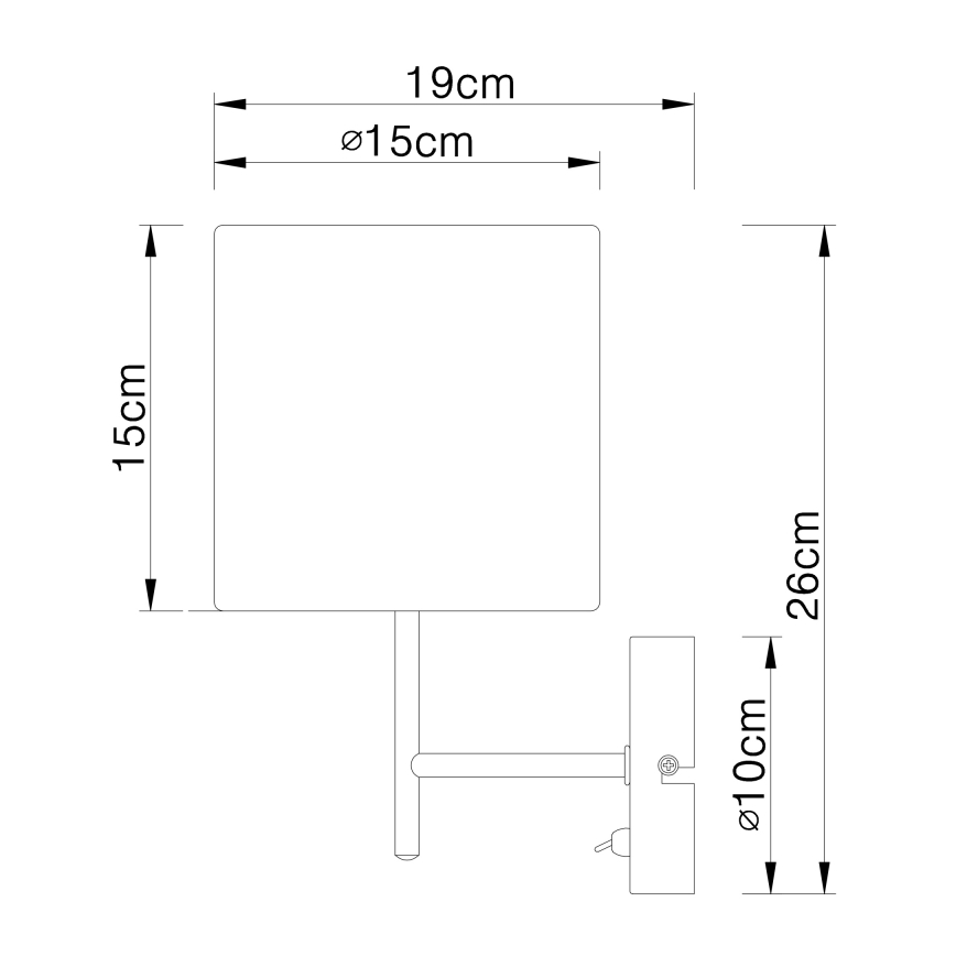 Globo - Seinavalgusti 1xE14/40W/230V