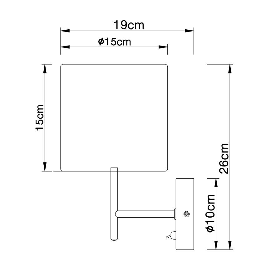 Globo - Seinavalgusti 1xE14/40W/230V