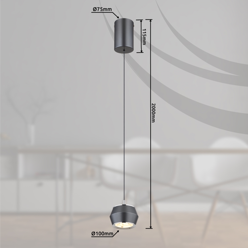 Globo - LED Lühter LED/6W/230V