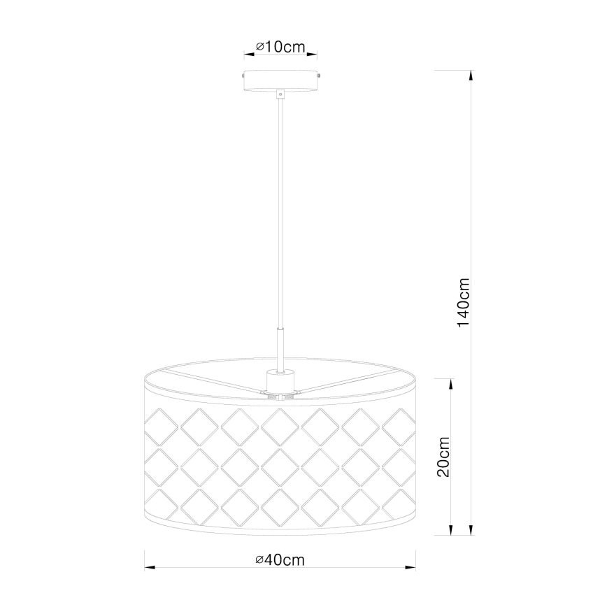 Globo - Lühter 1xE27/60W/230V