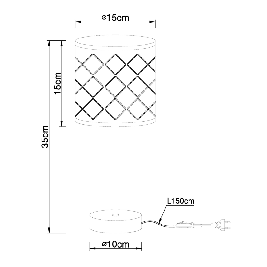Globo - Laualamp 1xE14/40W/230V