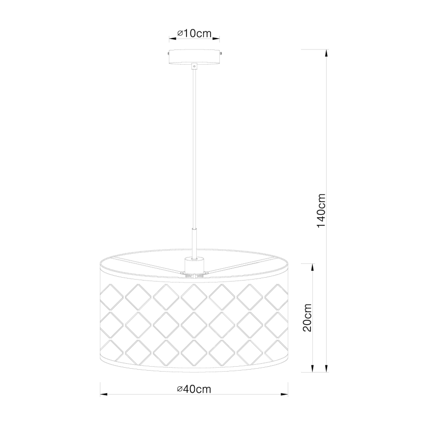 Globo - Lühter 1xE27/60W/230V