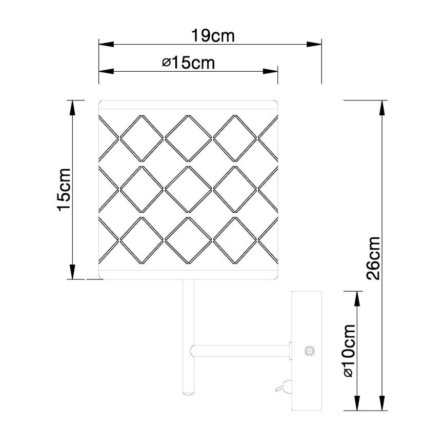 Globo - Seinavalgusti 1xE14/40W/230V