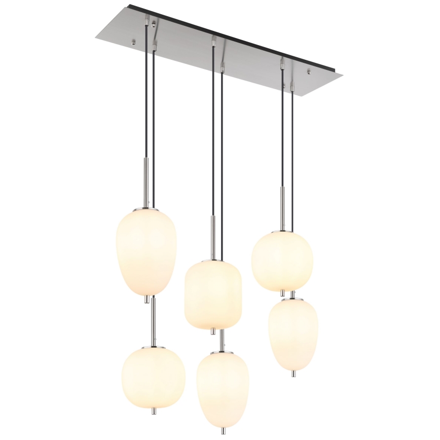 Globo - Lühter 6xE14/40W/230V läikiv kroom