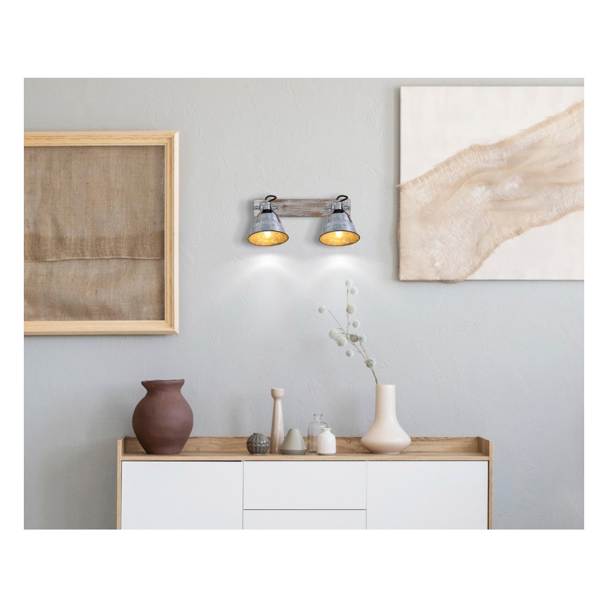 Globo - Kohtvalgusti 2xE27/60W/230V nulg
