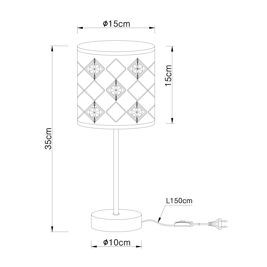 Globo - Laualamp 1xE14/40W/230V