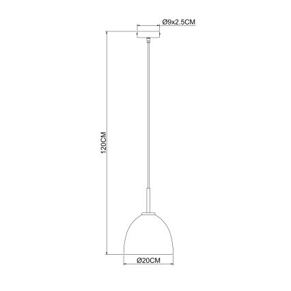 Globo - Lühter 1xE27/60W/230V