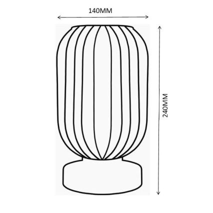 Globo - Laualamp 1xE27/40W/230V lilla