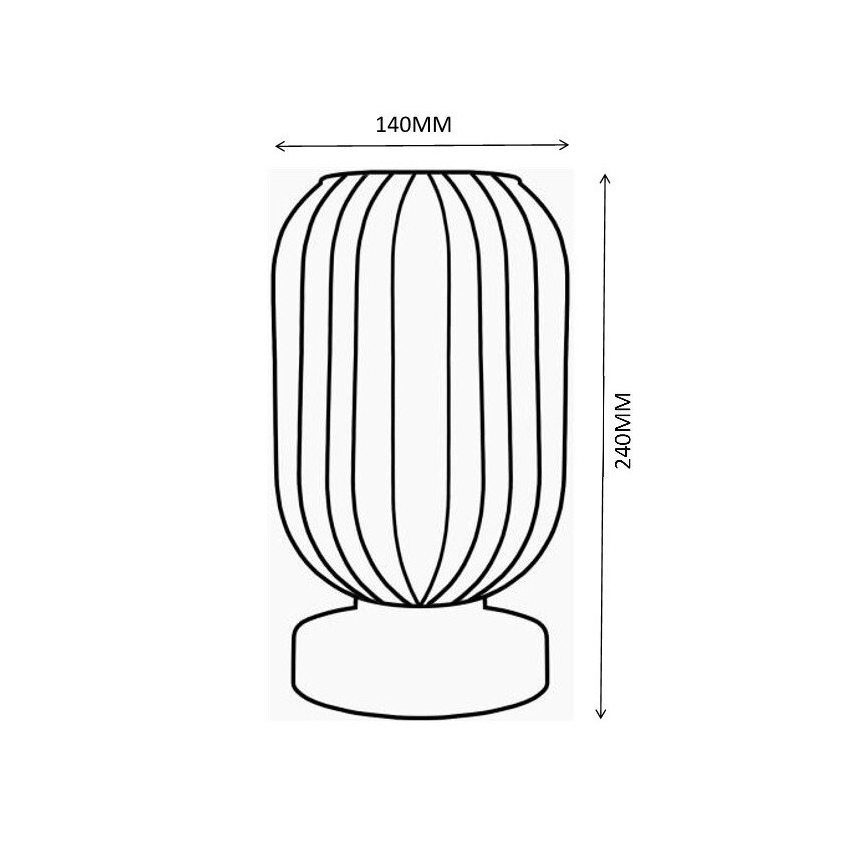 Globo - Laualamp 1xE27/40W/230V lilla
