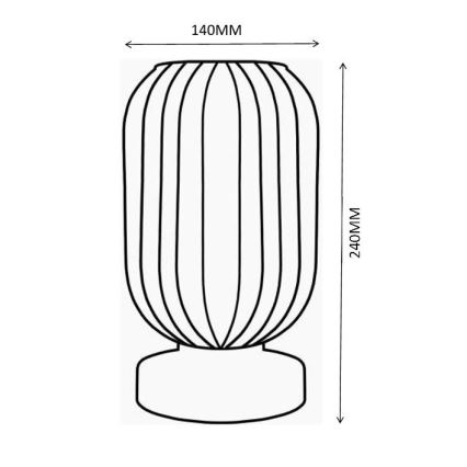 Globo - Laualamp 1xE27/40W/230V hall