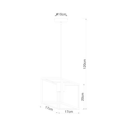 Globo - Lühter 1xE27/60W/230V