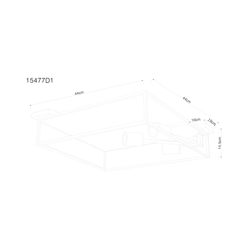 Globo - Laevalgusti 3xE27/60W/230V