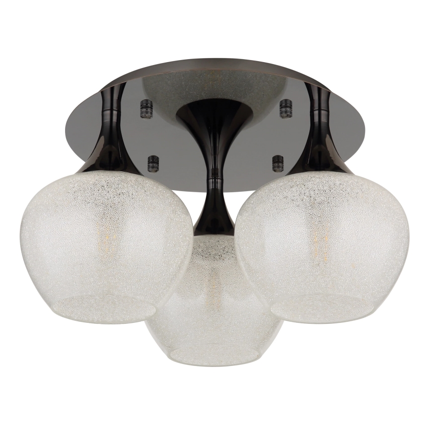 Globo - Pinnale kinnitatav lühter 3xE27/40W/230V antratsiit