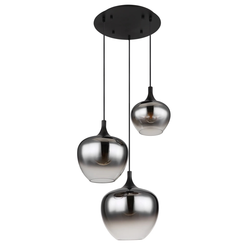 Globo - Lühter 3xE27/40W/230V d. 48 cm must