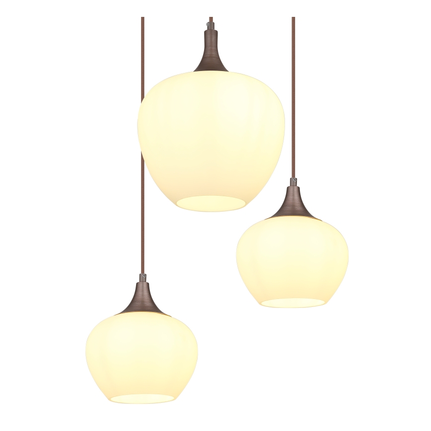 Globo - Lühter 6xE27/40W/230V valge