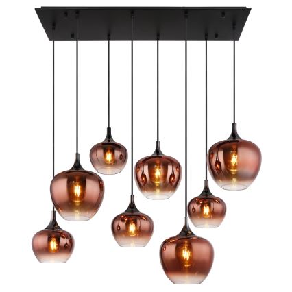 Globo - Lühter kaabliga 8xE27/40W/230V vaskne