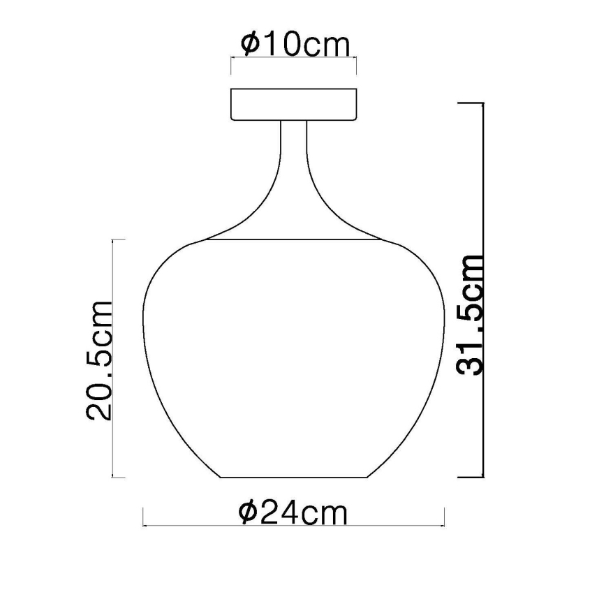 Globo - Laevalgusti 1xE27/40W/230V vask
