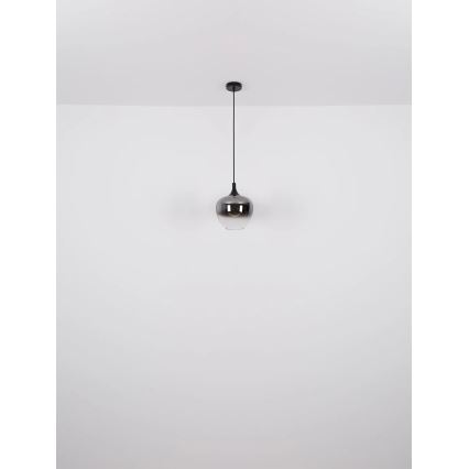 Globo - Lühter 1xE27/40W/230V d. 24 cm must