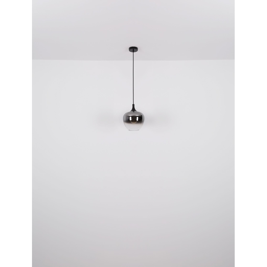 Globo - Lühter 1xE27/60W/230V d. 29 cm must