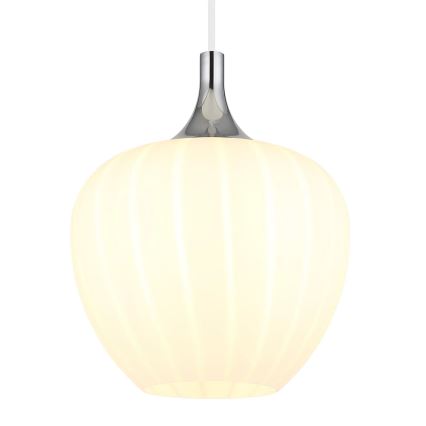 Globo - Lühter 1xE27/60W/230V d. 24 cm valge