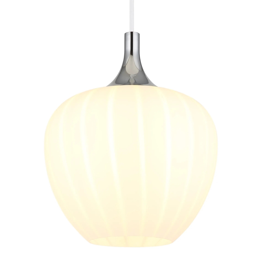 Globo - Lühter 1xE27/60W/230V d. 24 cm valge