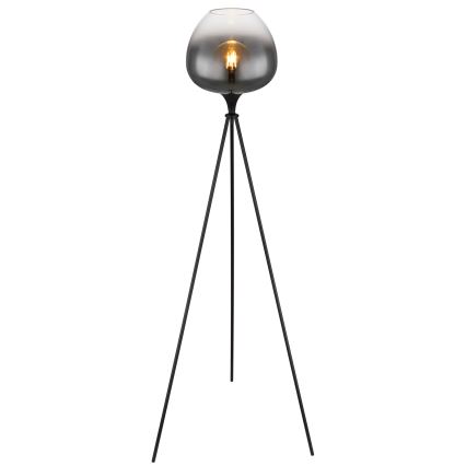 Globo - põrandalamp 1xE27/60W/230V must
