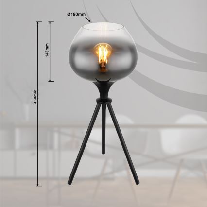 Globo - laualamp 1xE27/40W/230V must