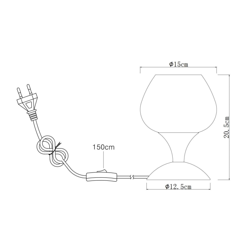 Globo - Laualamp 1xE27/40W/230V must