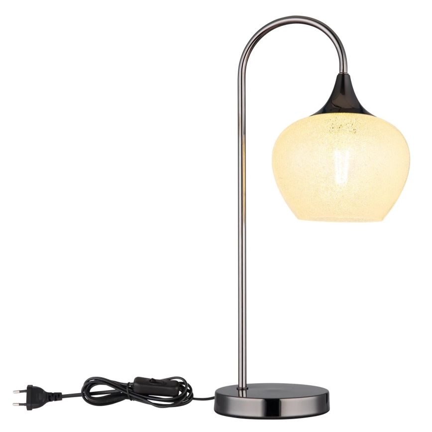 Globo - Laualamp 1xE27/40W/230V valge/antratsiit