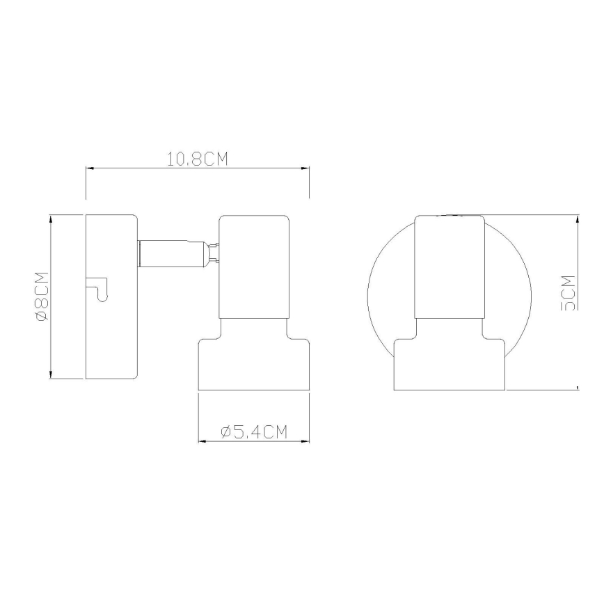 Globo - Laualamp 1xE27/40W/230V valge/antratsiit