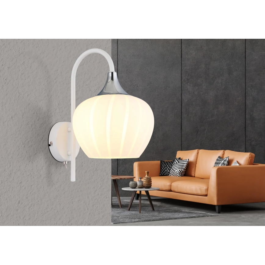 Globo - Seinavalgusti 1xE27/40W/230V valge