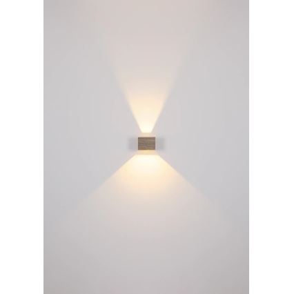 Globo - LED Seinavalgusti LED/8W/230V pruun