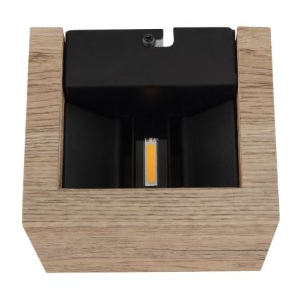 Globo - LED Seinavalgusti LED/8W/230V pruun