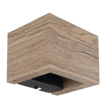 Globo - LED Seinavalgusti LED/8W/230V pruun