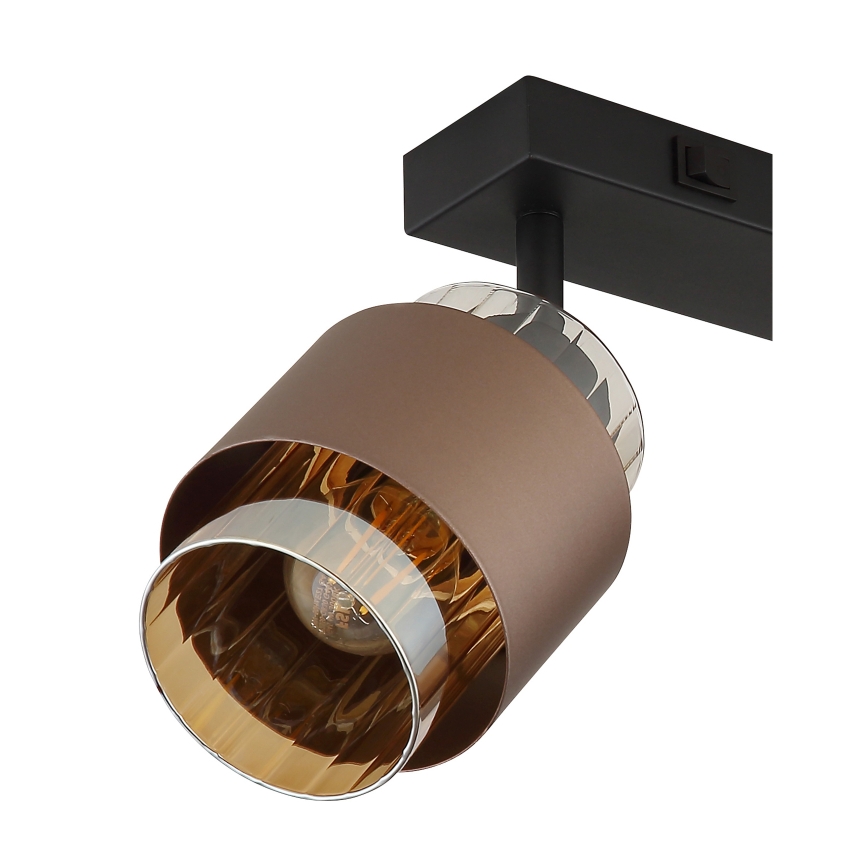 Globo - suunavalgusti 2xE27/40W/230V, must/pronksine