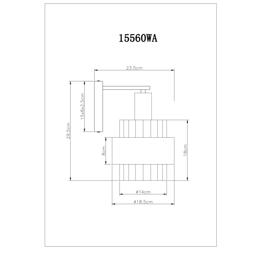 Globo - Seinavalgusti 1xE27/60W/230V