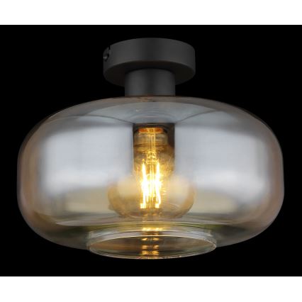 Globo - Pinnale kinnitatav lühter 1xE27/40W/230V d. 28 cm läbipaistev