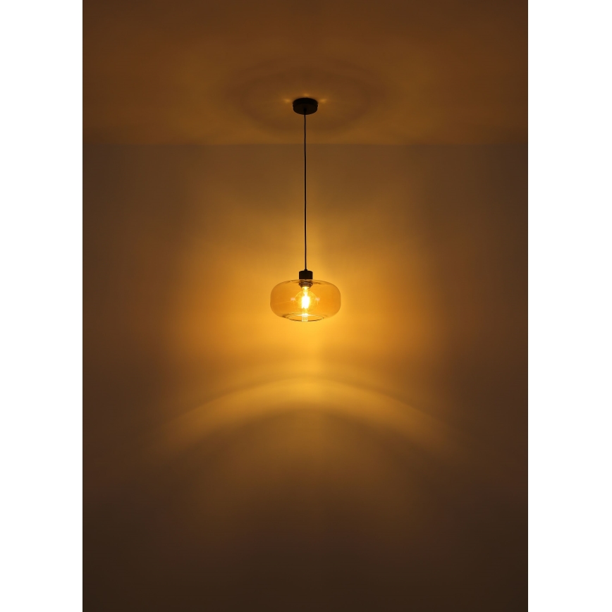 Globo - Lühter 1xE27/40W/230V d. 28 cm läbipaistev