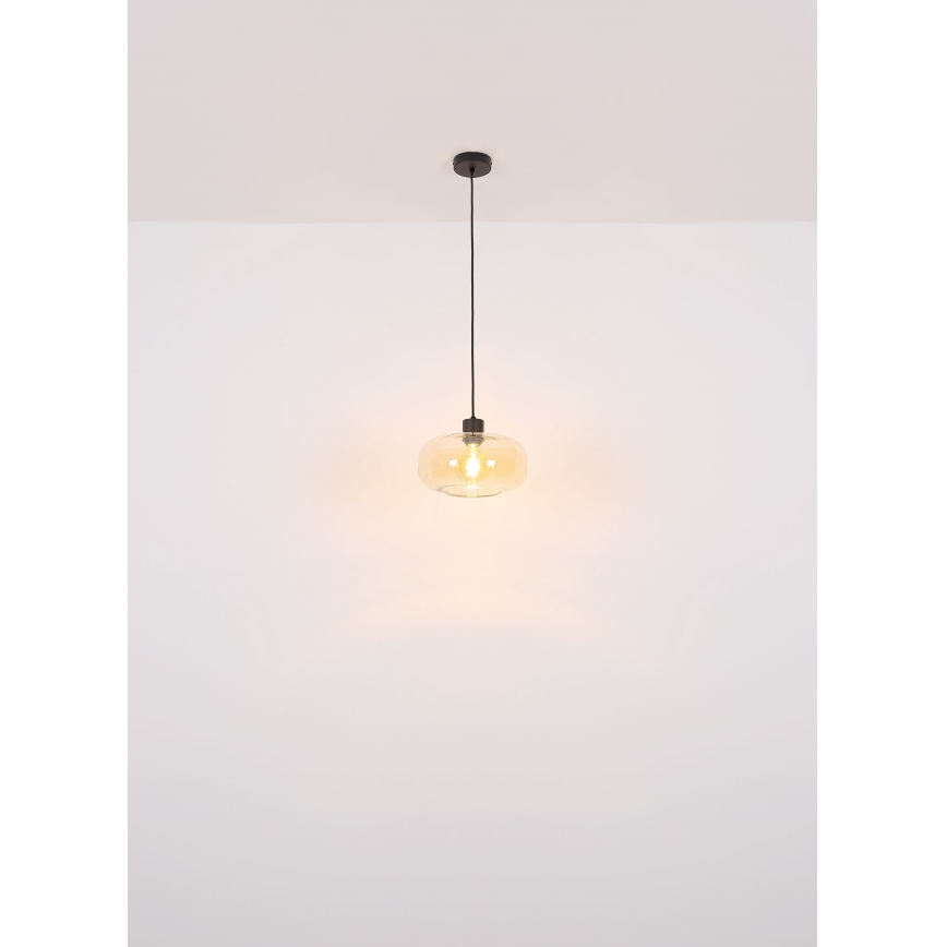 Globo - Lühter 1xE27/40W/230V d. 28 cm läbipaistev