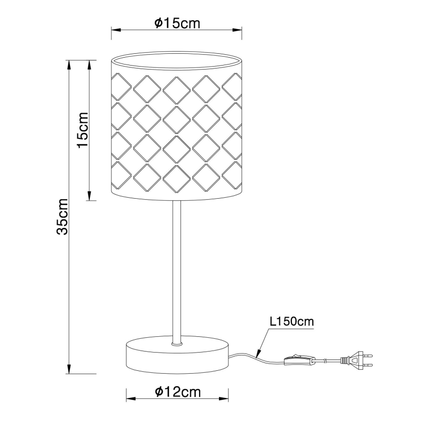 Globo - Laualamp 1xE14/40W/230V