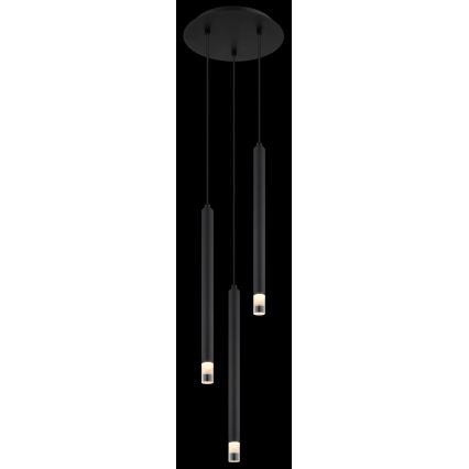 Globo - Lühter 3xG9/4W/230V d. 24 cm must