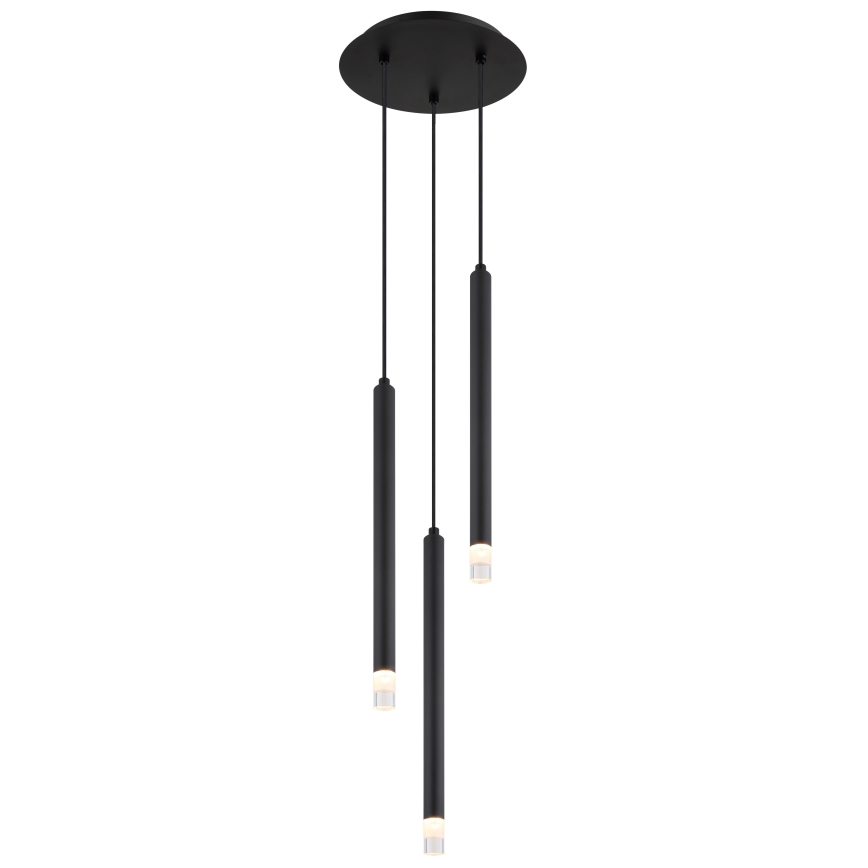 Globo - Lühter 3xG9/4W/230V d. 24 cm must