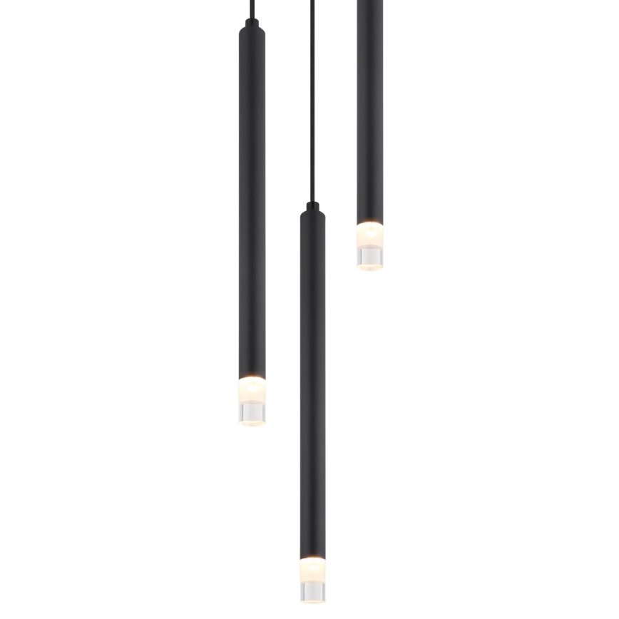 Globo - Lühter 3xG9/4W/230V d. 24 cm must